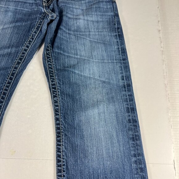 BKE Jeans Men's 30 x 30* Jake Straight Leg Blue Faded Stretch Denim Tag 30 R - Picture 5 of 16